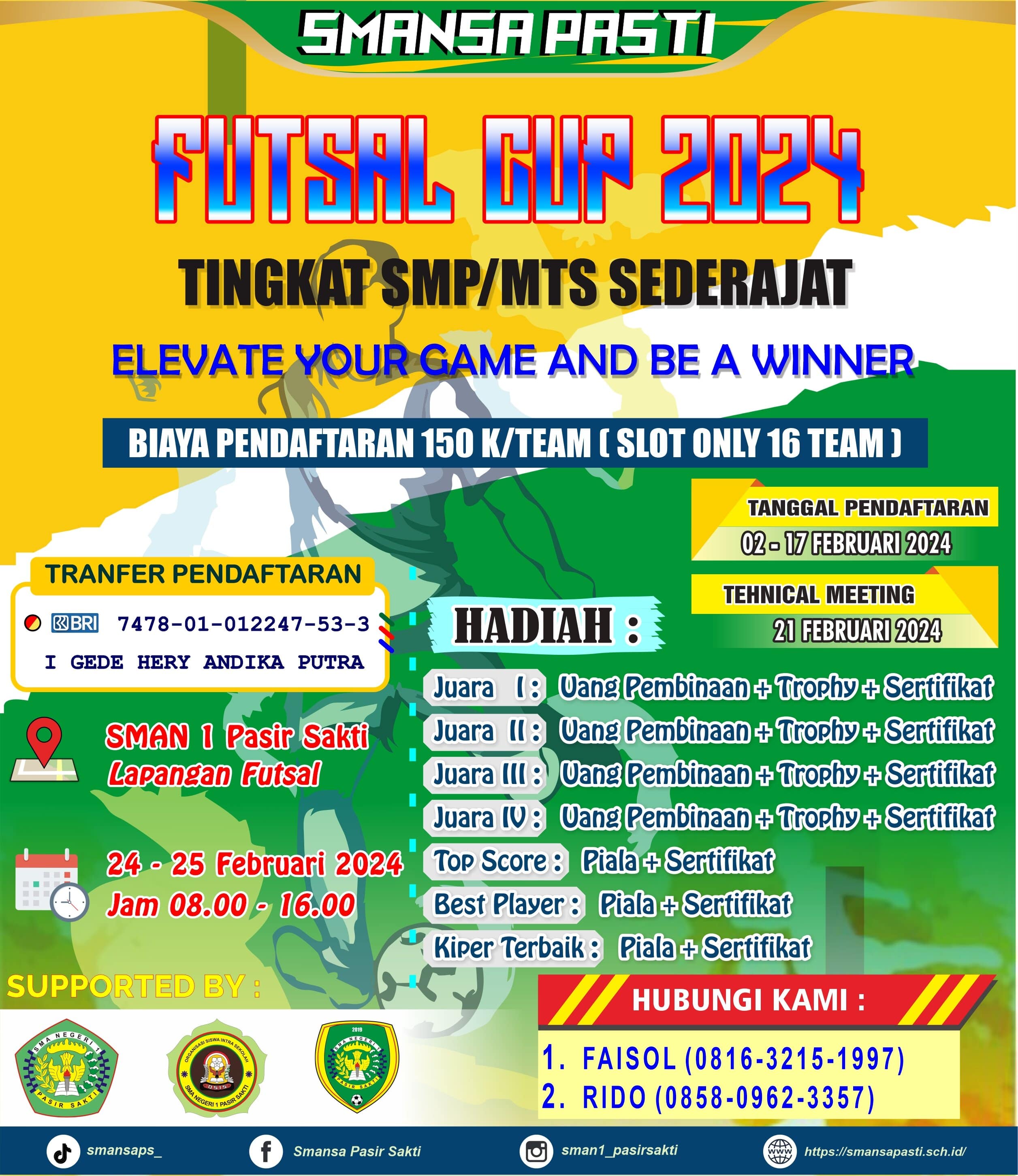SMANSAPASTI FUTSAL CUP 2024